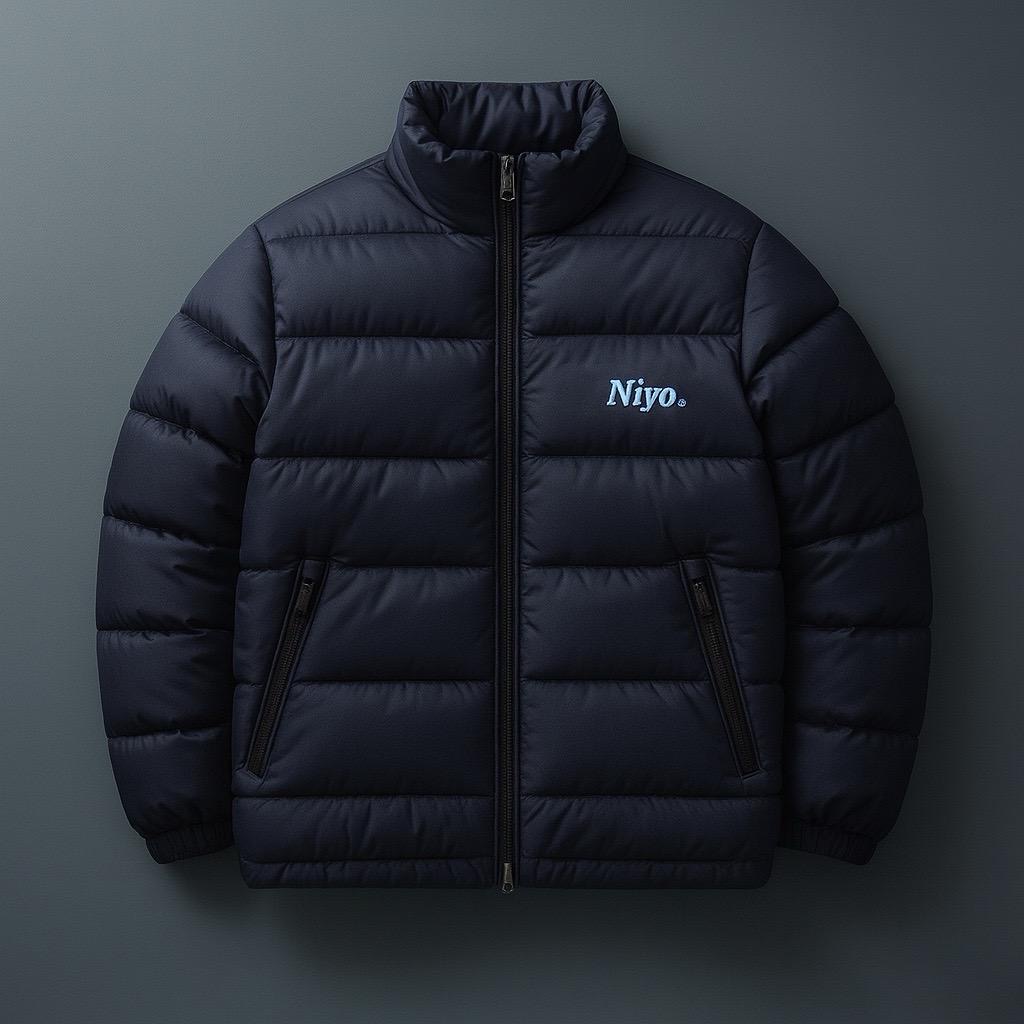 NIYO metallic puffer jacket